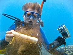 The temperature logger from Kuamo'o