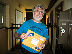 Your author and a big grin