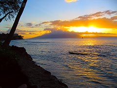 Our first Maui sunset for 2008